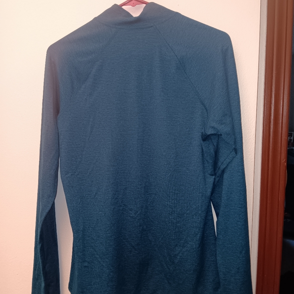Old Navy Active Teal Zip Pullover - Picture 3 of 4